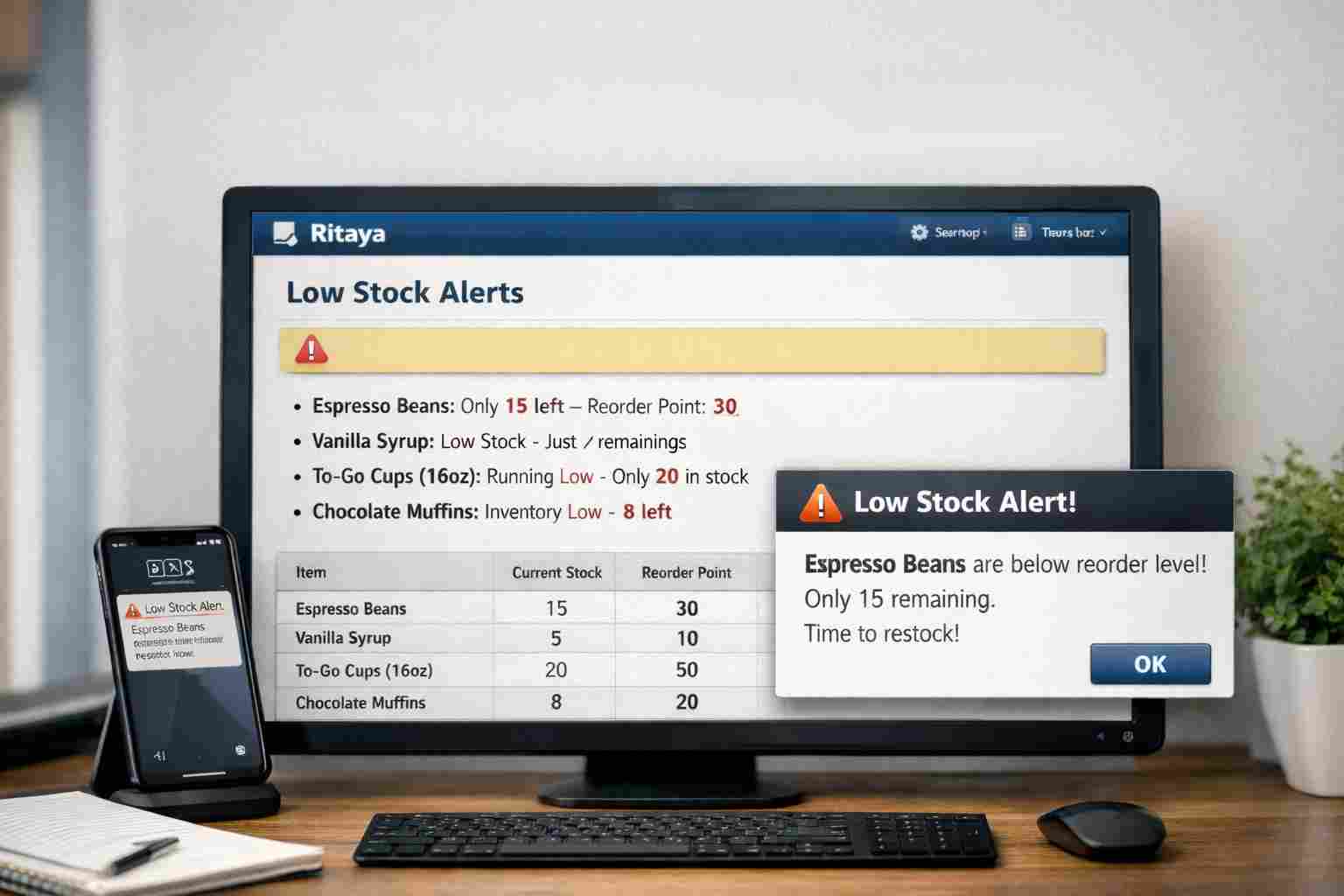 Low Stock Alerts